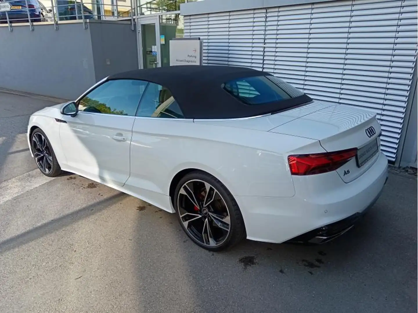 Audi A5 Cabriolet S-line 40 TDI quattr Blanc - 2