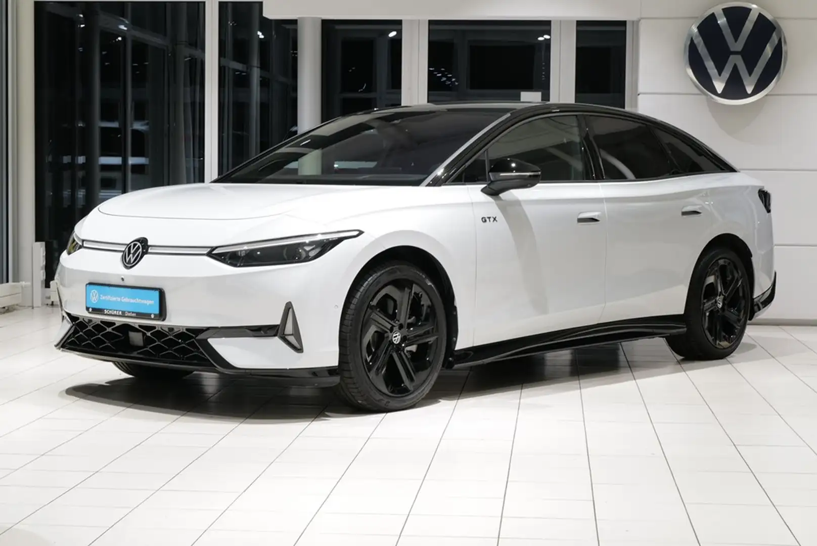Volkswagen ID.7 GTX 4Motion Pano AHK Wärmepumpe HKardon Keyless Білий - 2