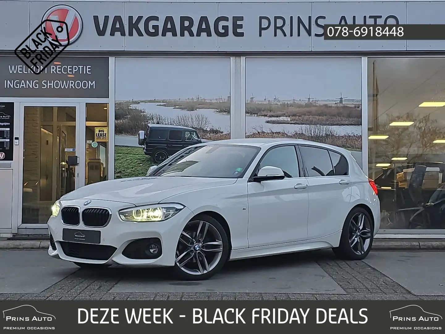 BMW 118 1-serie 118i High Executive M Sport |DEALER ONDERH Blanc - 1
