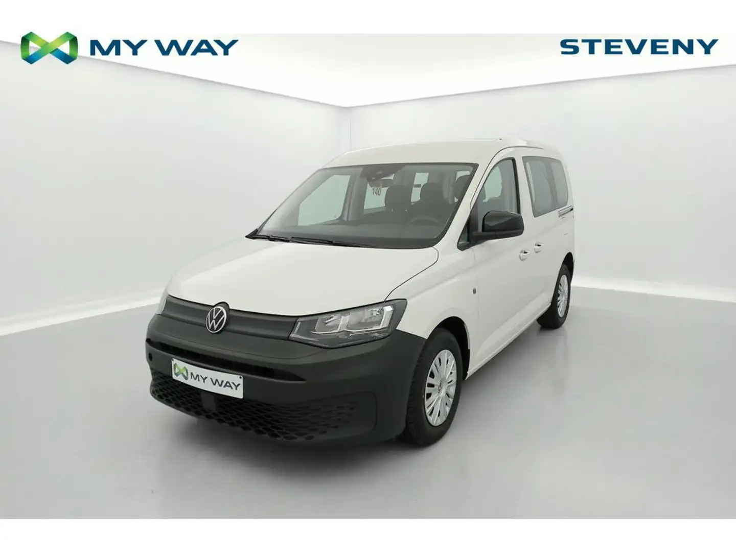 Volkswagen Caddy 5 places 2,0TDI 75kW(102CV) 6V Empattement Court Gris - 1