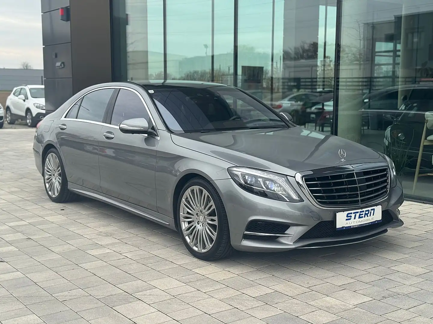 Mercedes-Benz S 500 PHEV lang Aut. *PANO*HUD*TV*FOND* Argent - 1