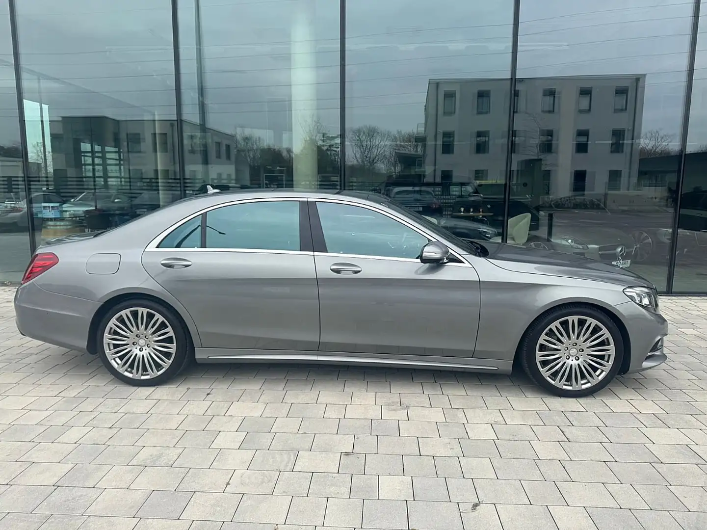 Mercedes-Benz S 500 PHEV lang Aut. *PANO*HUD*TV*FOND* Argent - 2