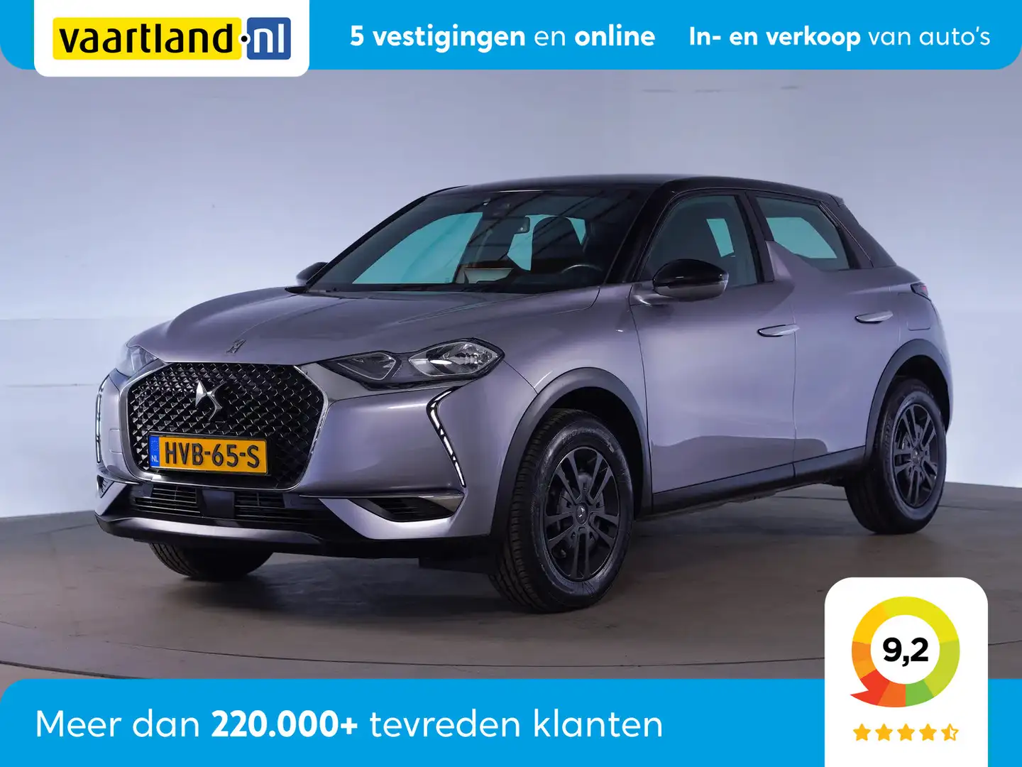 DS Automobiles DS 3 Crossback 1.2 PureTech Performance Line Aut. [ i-Cockpit App Grijs - 1