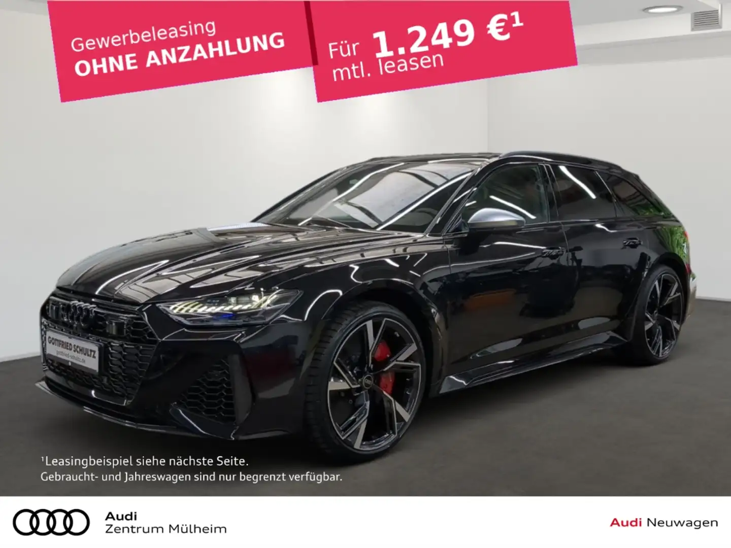 Audi RS6 Avant TFSI quattroRS-Dynamikpaket plus 305 km/h St Fekete - 1