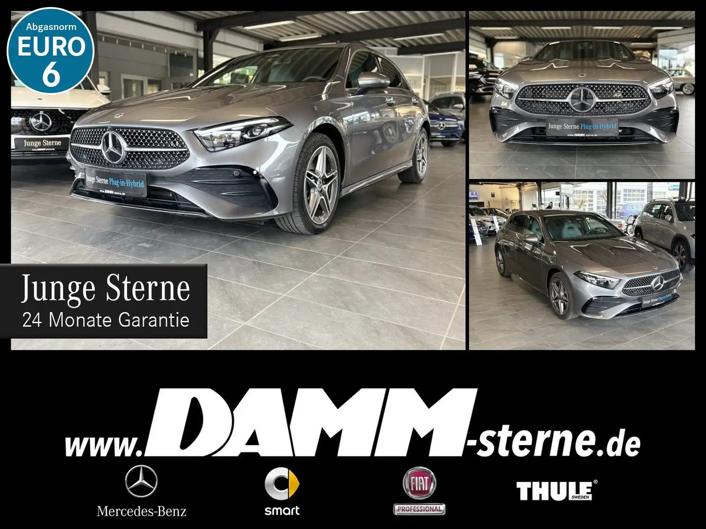 Mercedes-Benz A 250 A 250 e AMG Premium/Memory/Multibeam/Sound/WDG LED Grijs - 1