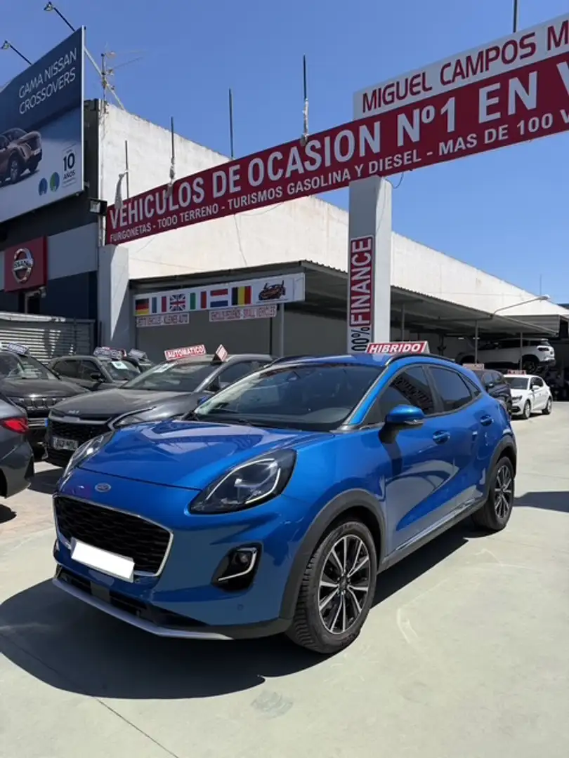Ford Puma 1.0 EcoBoost MHEV Titanium Design 125 Azul - 1