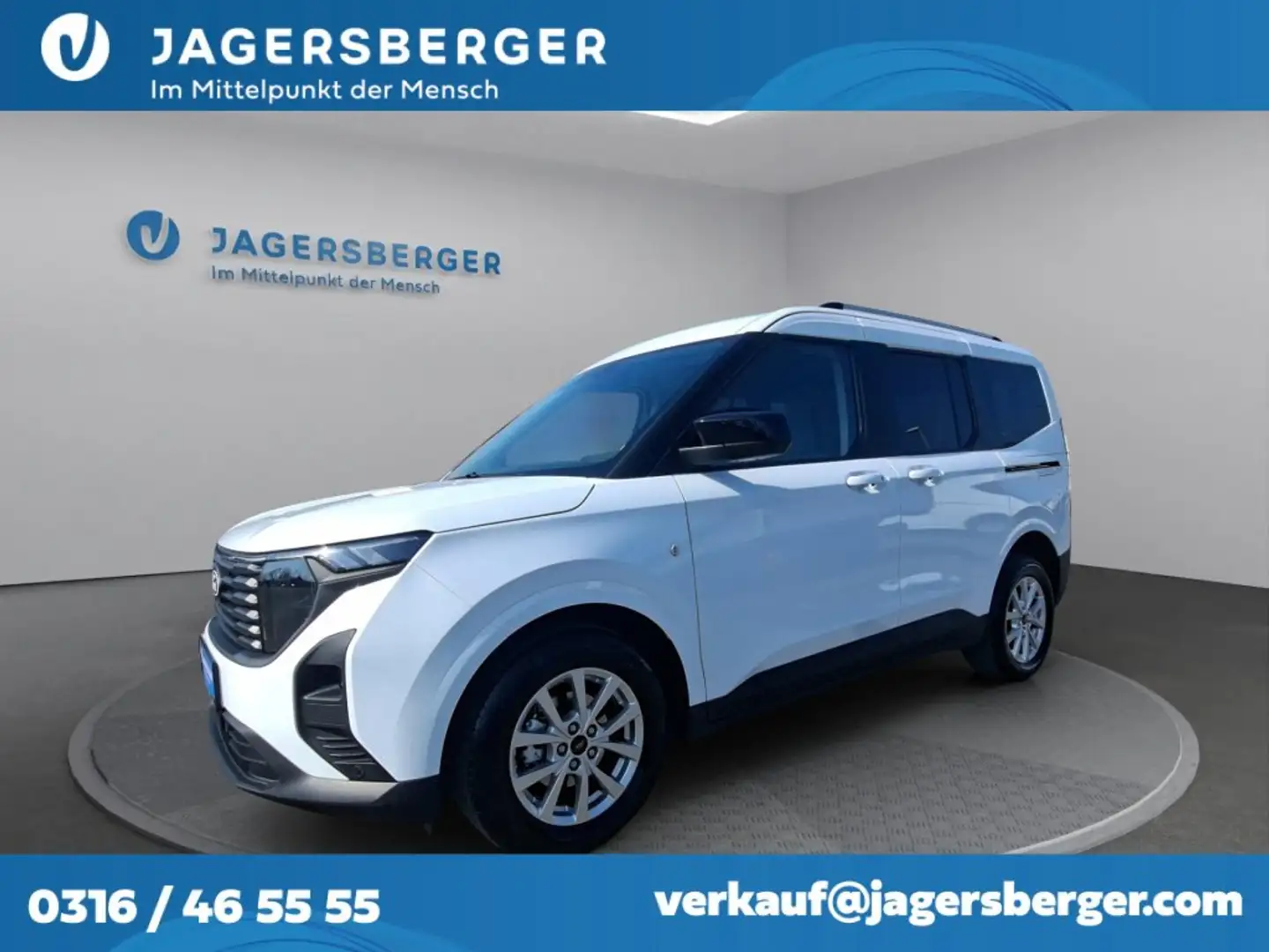 Ford Tourneo Courier 1,0 EcoBoost Titanium Weiß - 1