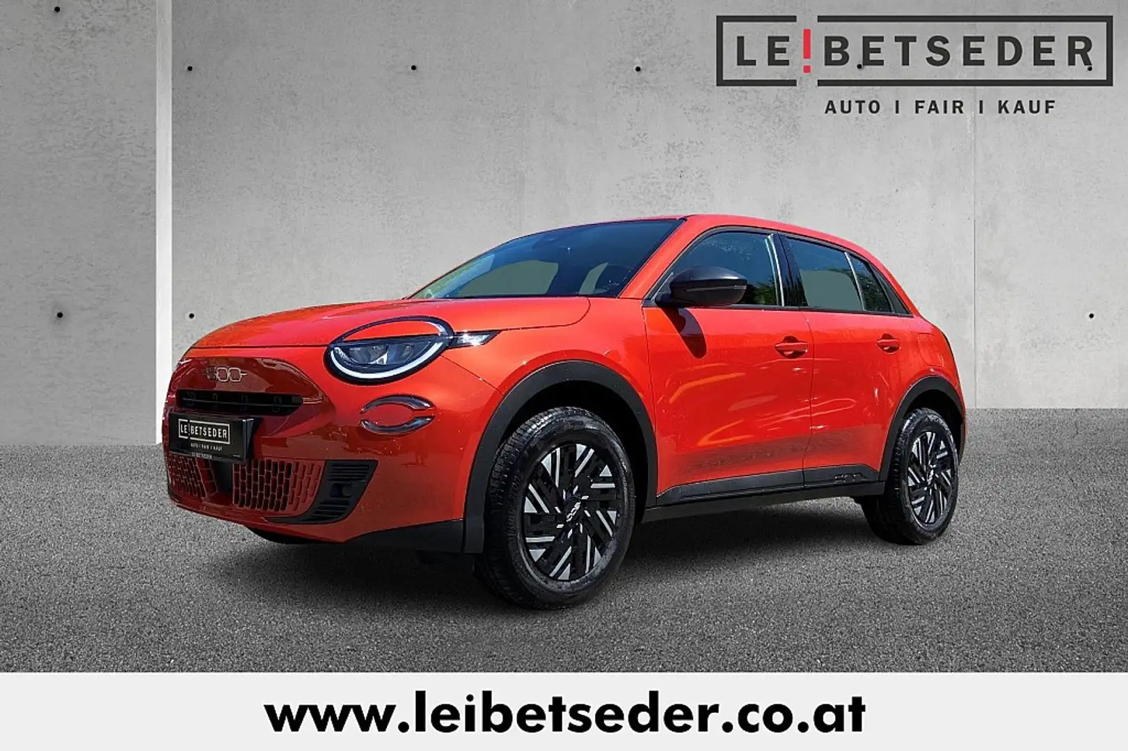 Fiat 600 Hybrid 100 6-Gang eDCT Oranje - 1