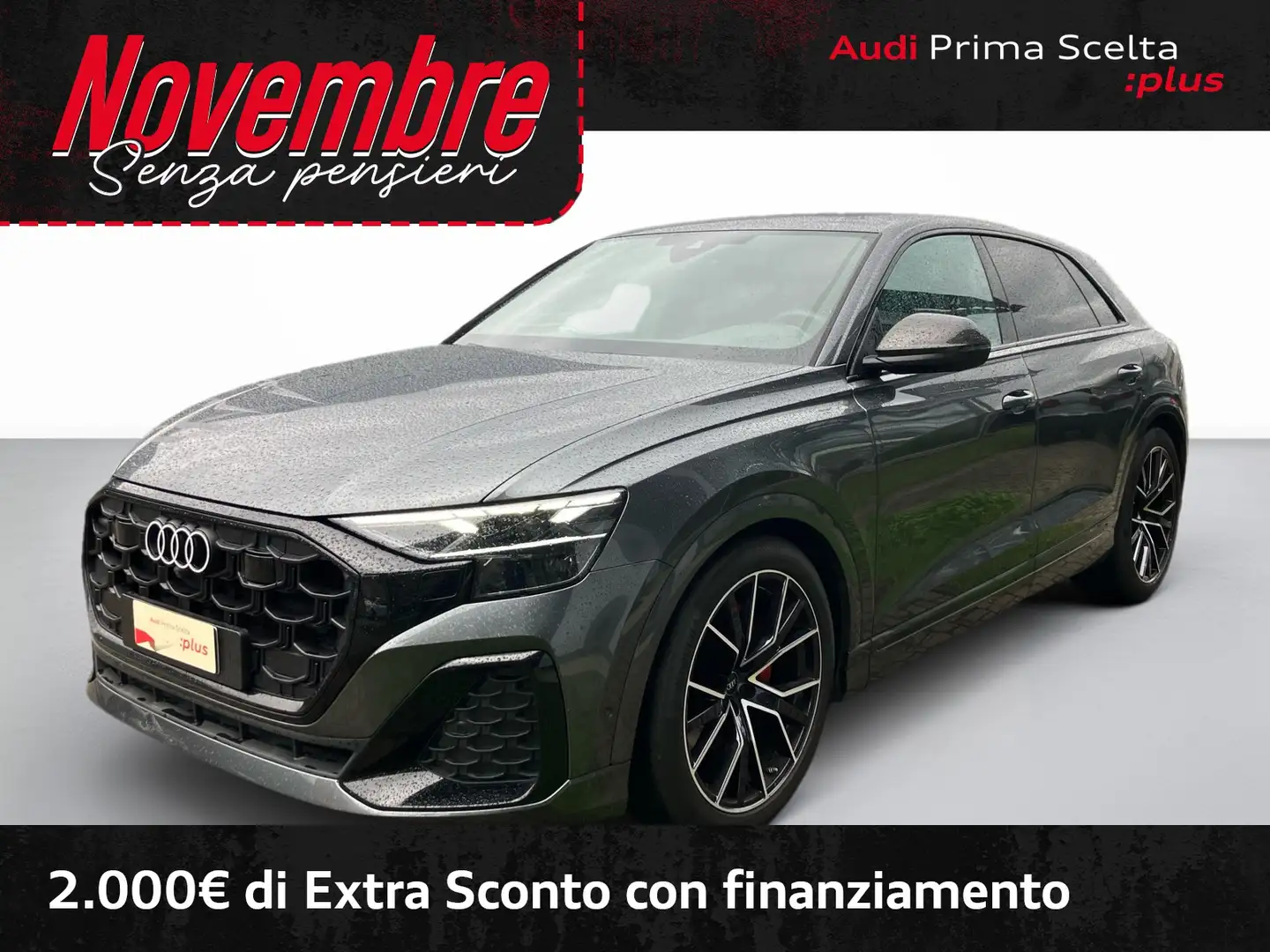 Audi Q8 3.0 tdi mhev s line edition quattro 286cv tiptroni Gris - 1