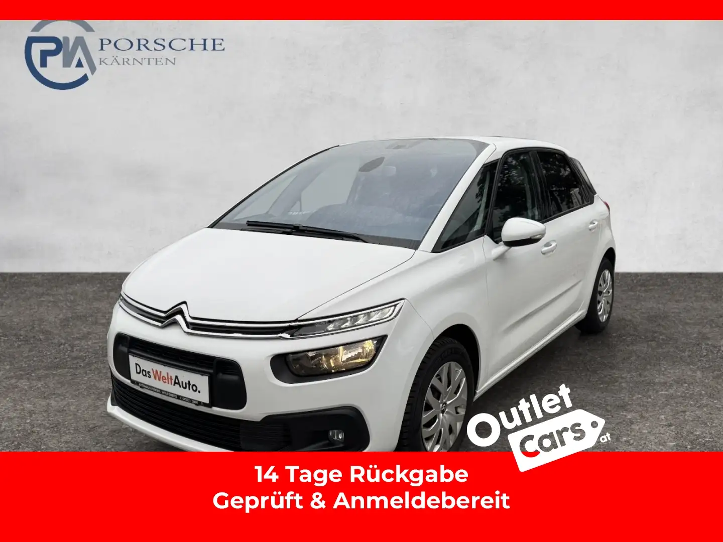 Citroen C4 Picasso Citroën  BlueHDi 120 6-Gang Seduction Wit - 1