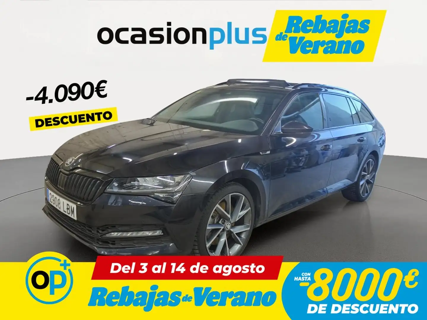 Skoda Superb Combi 2.0 TSI SportLine 4x4 DSG 200kW Negro - 1