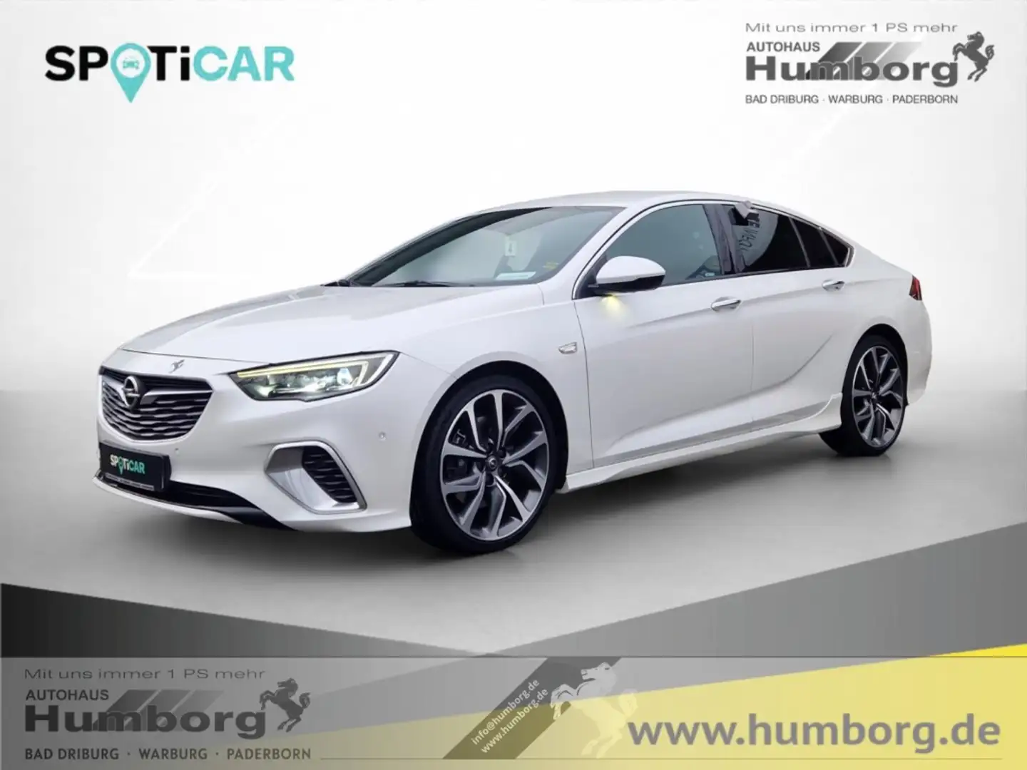 Opel Insignia B Grand Sport 2.0 CDTI 4x4 GSi El. Fondsitzverst. Blanc - 1