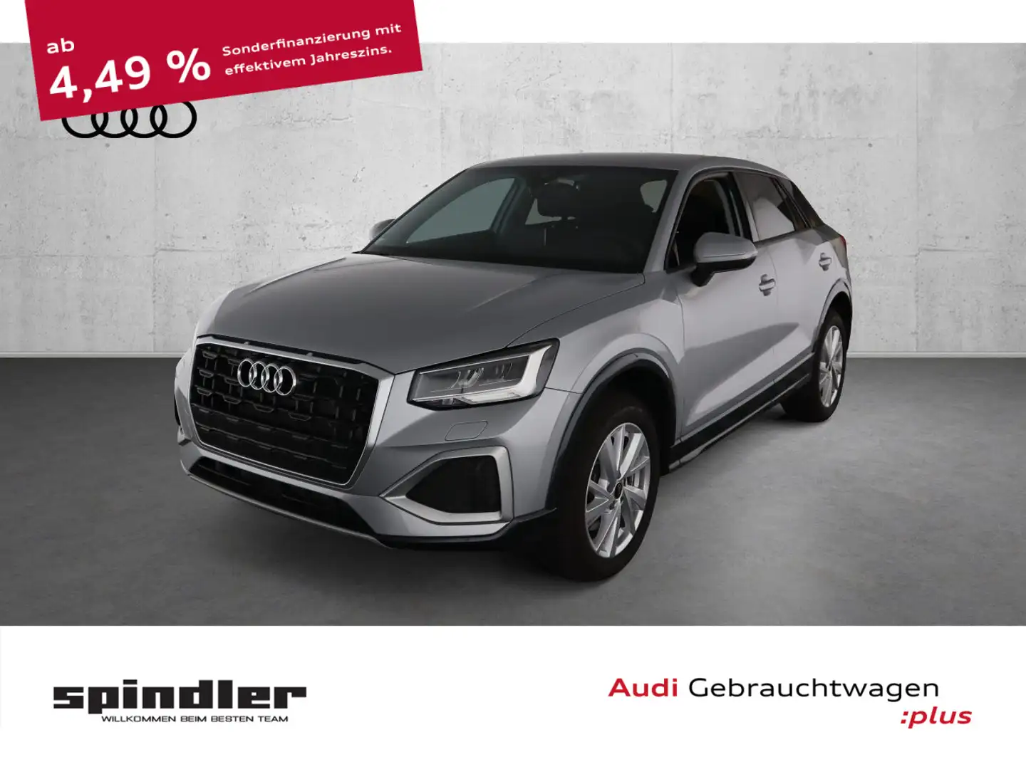Audi Q2 advanced 35TDI S-tronic/ MMI-Radio+, LED, AHK Silber - 1