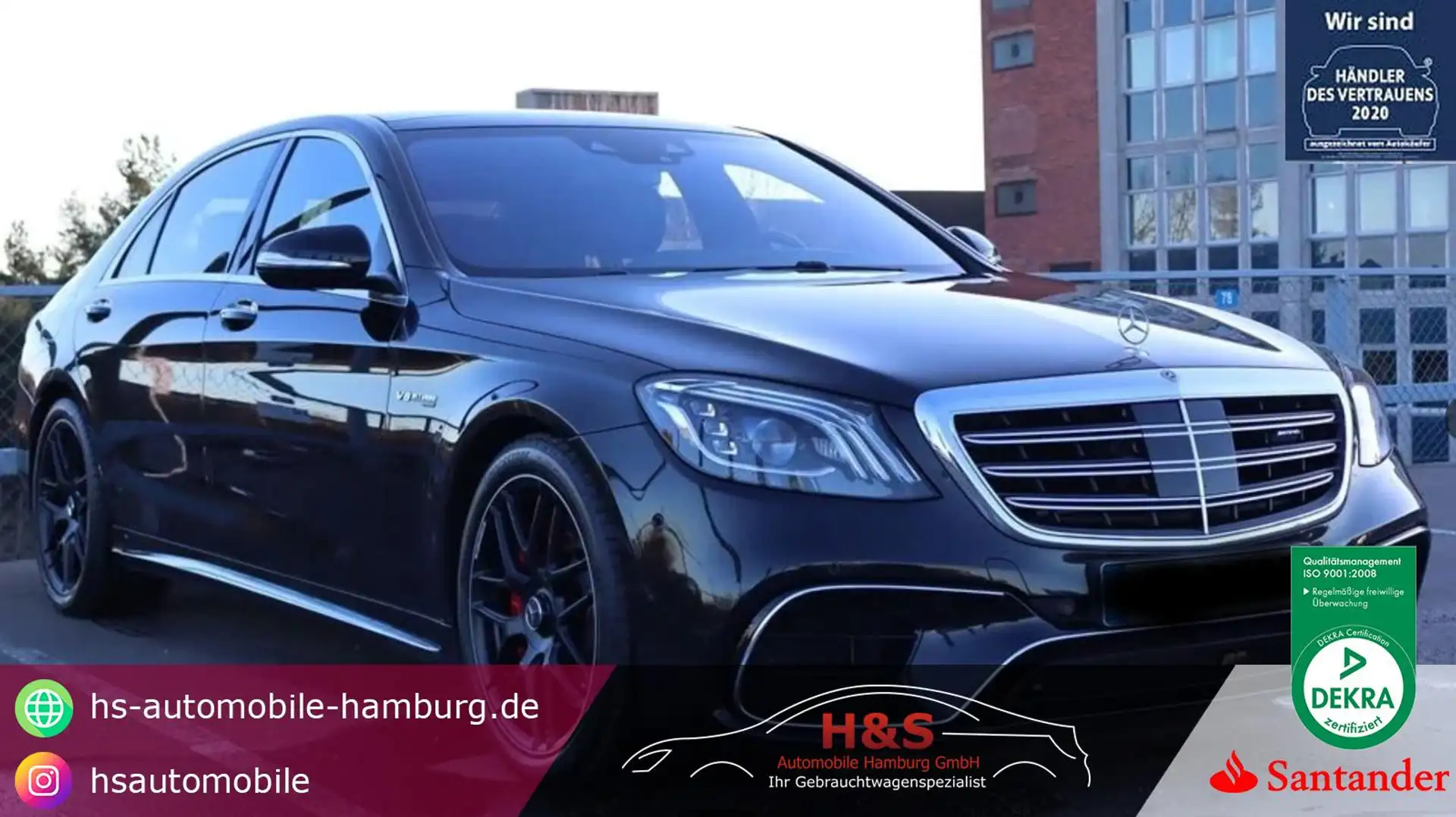 Mercedes-Benz S 63 AMG 4Matic+ L 360°*Exklusiv-Paket Noir - 1