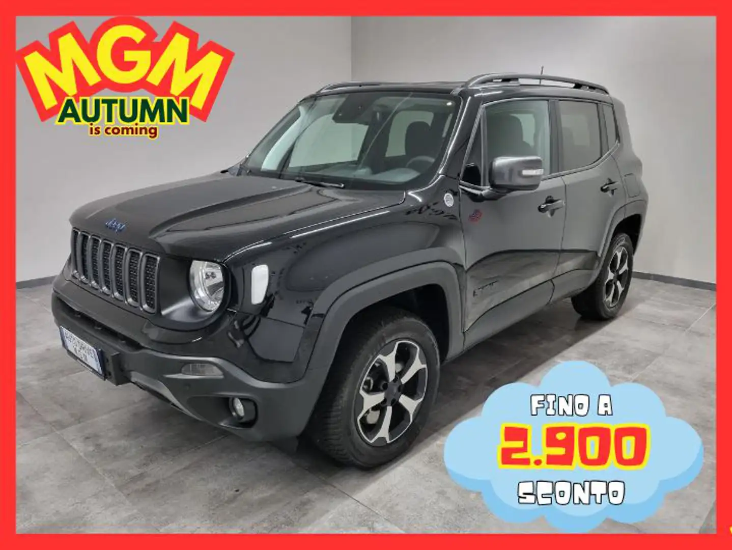 Jeep Renegade 1.3 T4 240CV PHEV 4xe AT6 Trailhawk Noir - 1