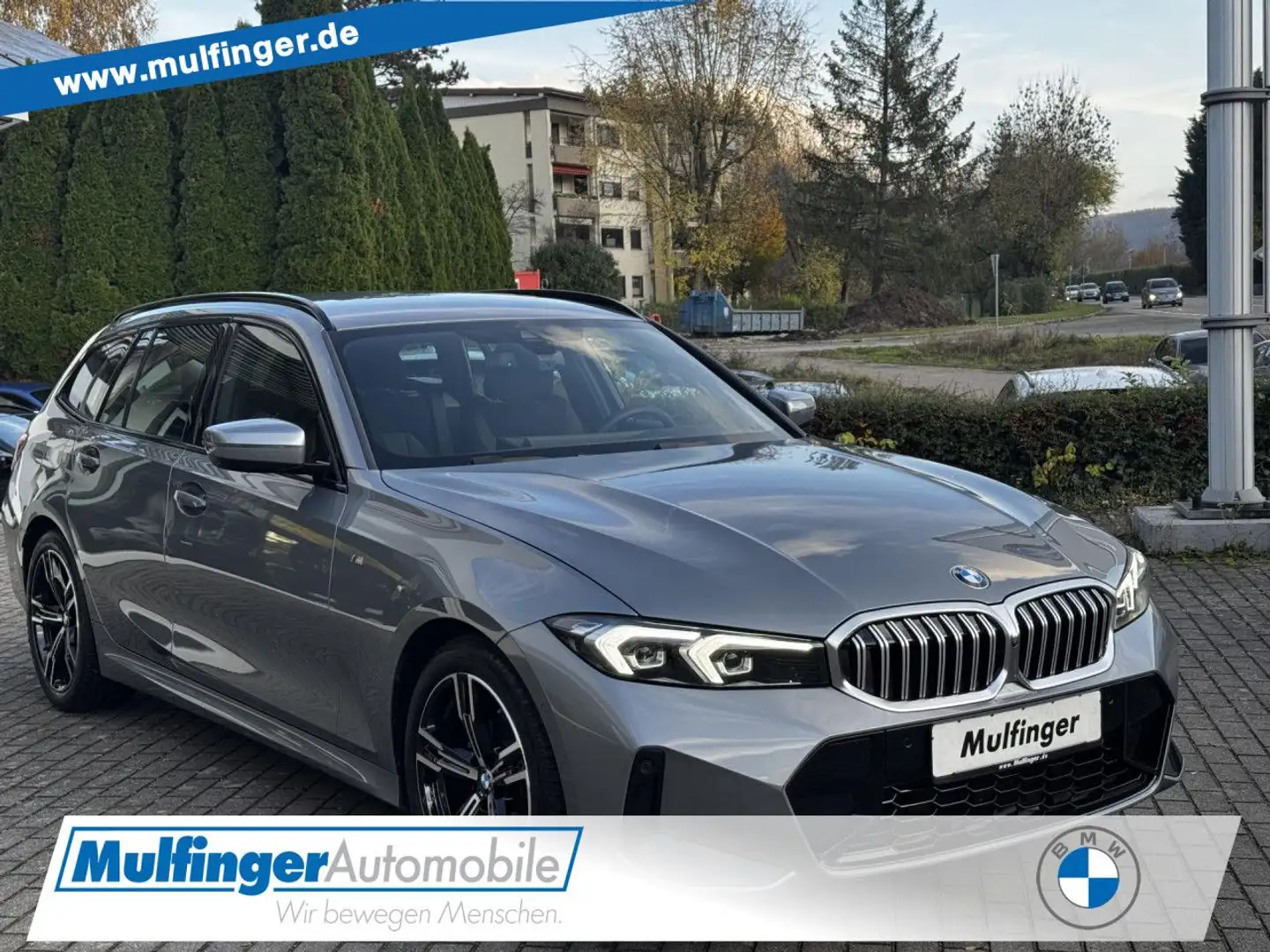 BMW 318 d T. M Sport HUD SuView.LiveProf.KomfZ.AHK18" Gris - 1