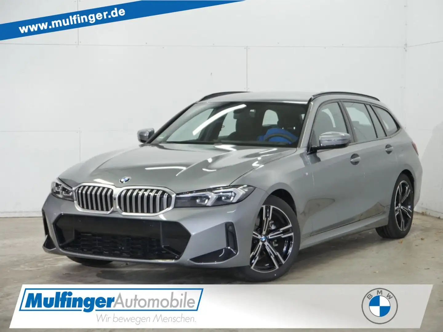 BMW 318 d T. M Sport HUD SuView.LiveProf.KomfZ.AHK18" Grau - 1