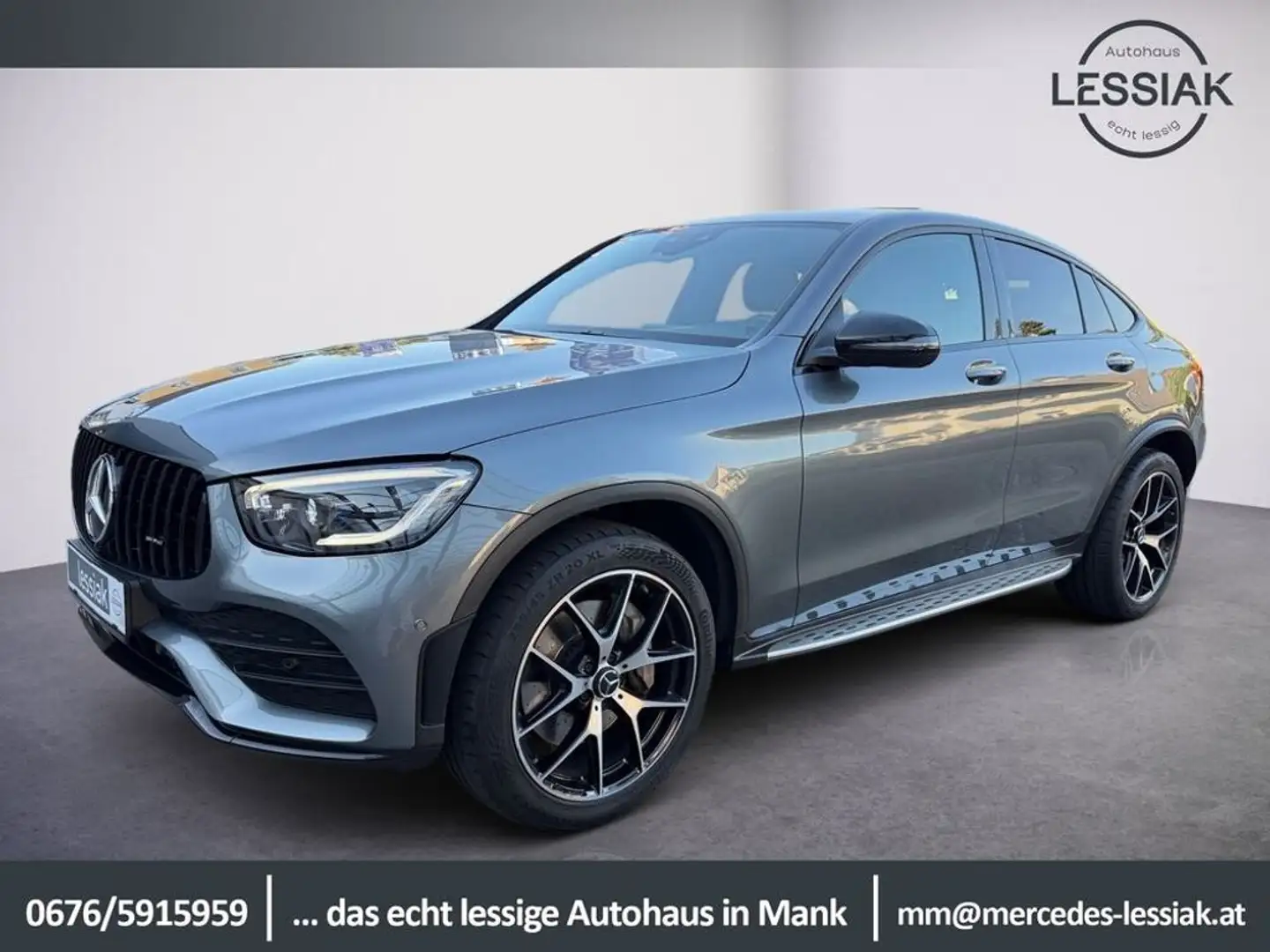 Mercedes-Benz GLC 200 d 4M Coupe | AMG | SD | Air Body Control Grau - 1