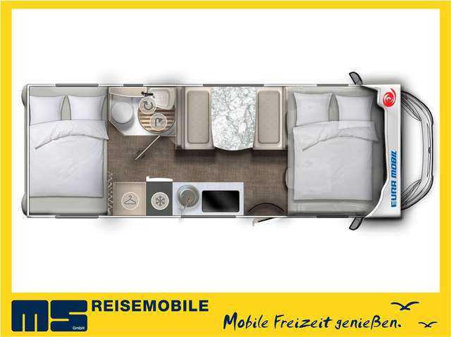 Euramobil ACTIVA ONE 690 HB / 180PS-40H MAXI/ PANORAMADACH