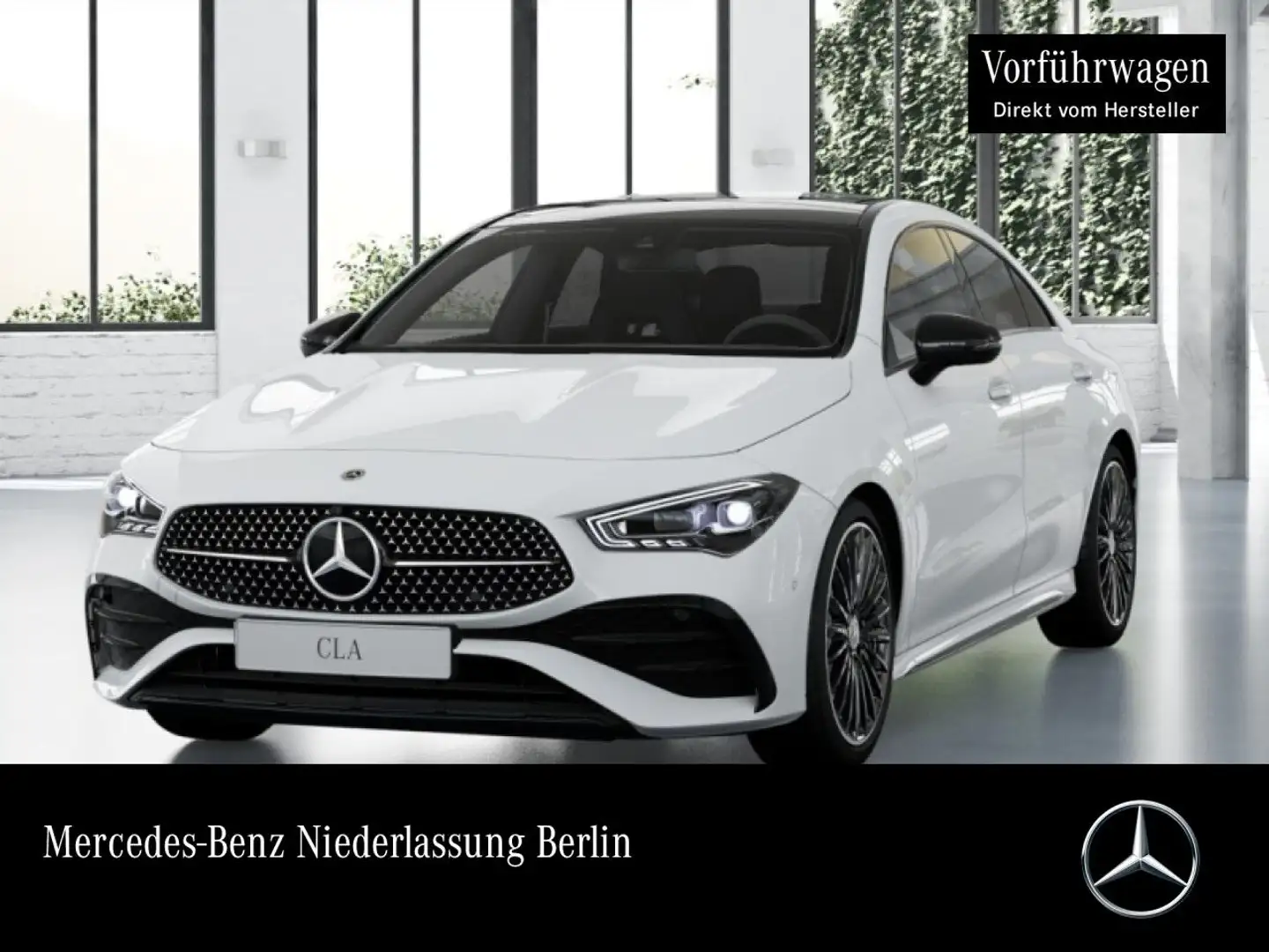 Mercedes-Benz CLA 200 AMG+NIGHT+PANO+360°+MULTIBEAM+TOTW+7G Weiß - 1