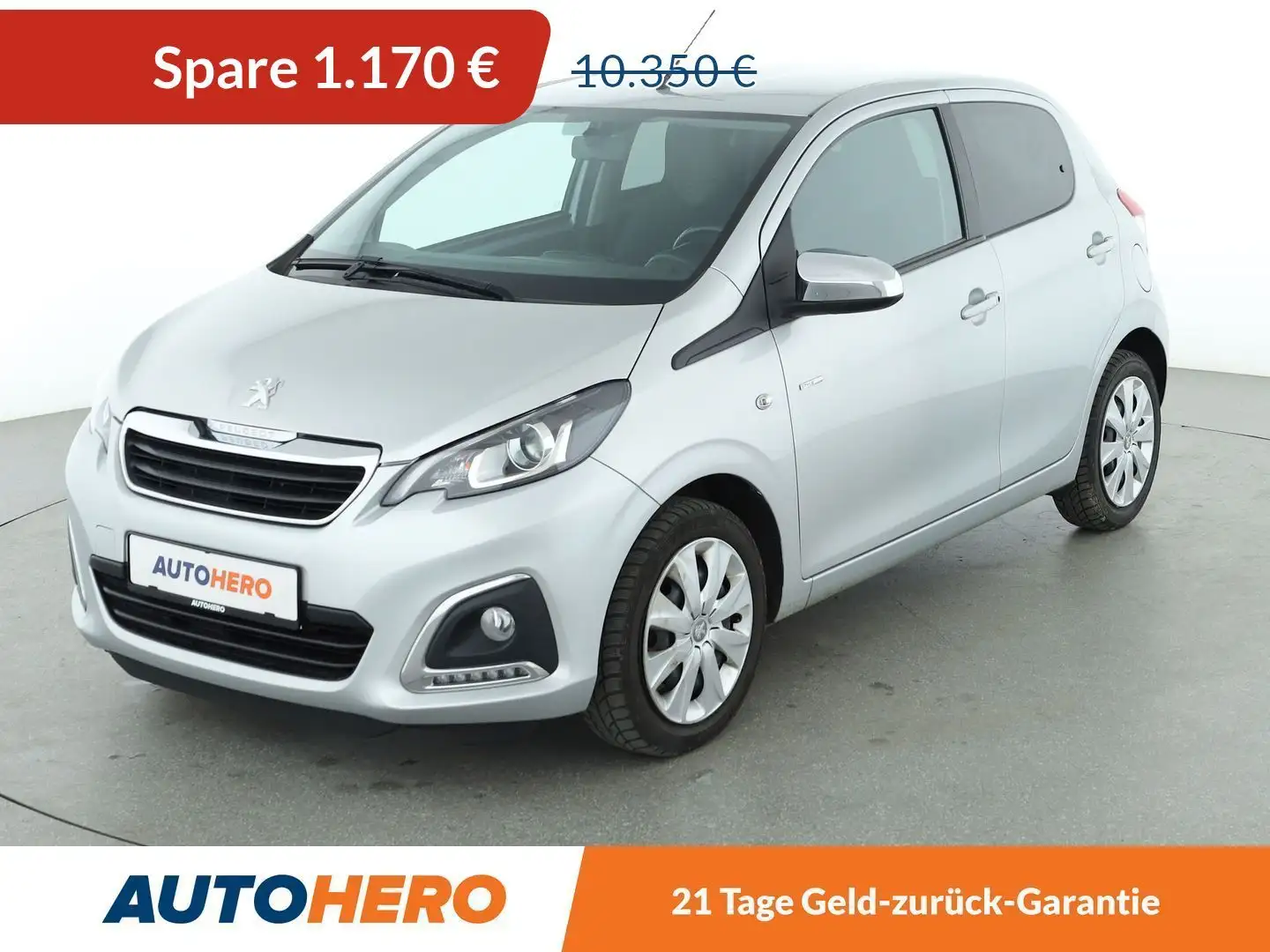 Peugeot 108 1.0 VTi Style*KAMERA*SHZ*LIMITER*KLIMA* Grau - 1