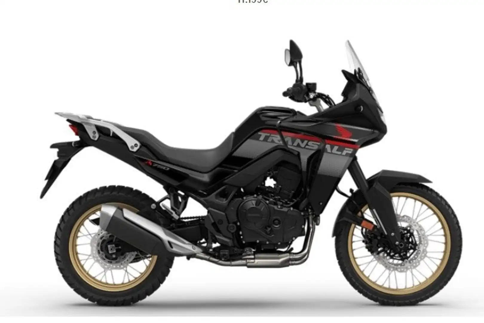 Honda Transalp in schwarz - 1