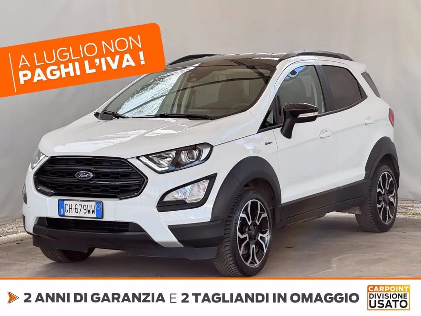 Ford EcoSport 1.0 ecoboost active s&s 125cv Bianco - 1