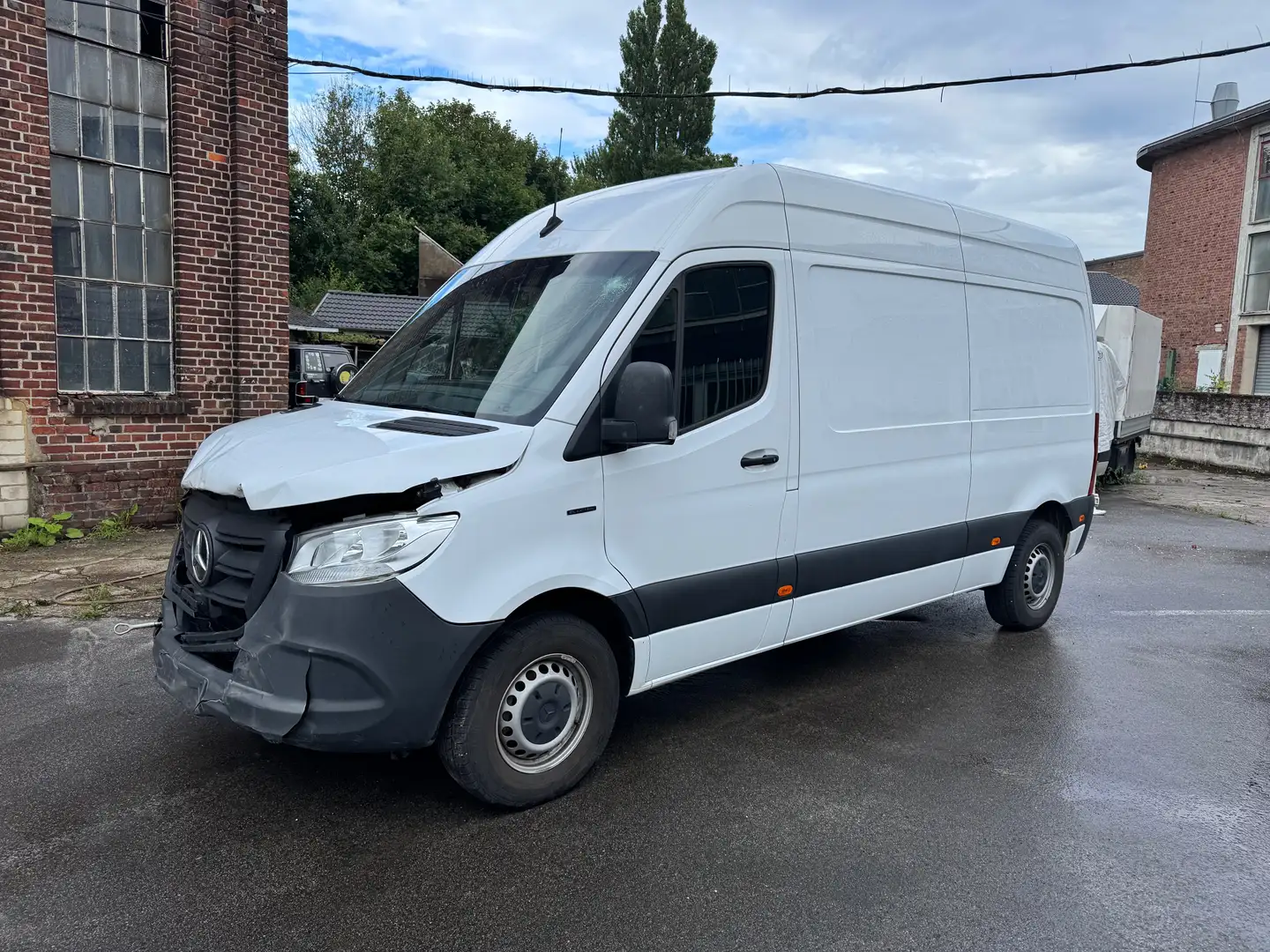 Mercedes-Benz eSprinter 312 Hoch Lang Automatik Klima 1. Hand Blanco - 1