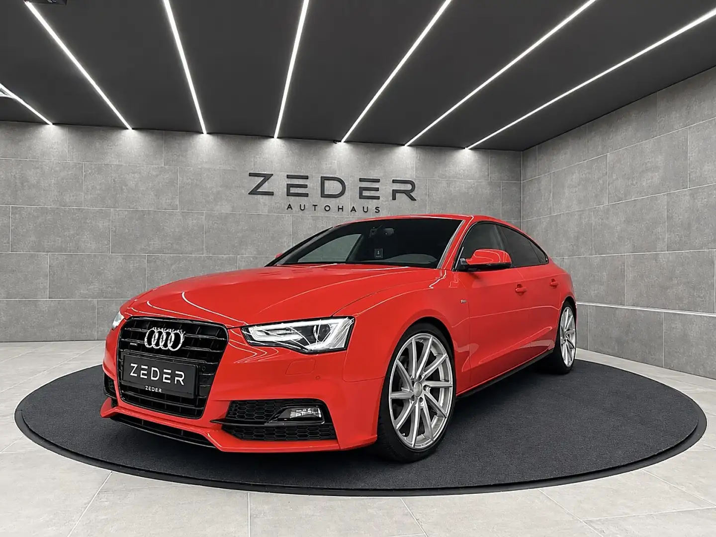Audi A5 Sportback 2,0 TDI quattro S Tronic|3X S-LINE|AL... Rot - 2