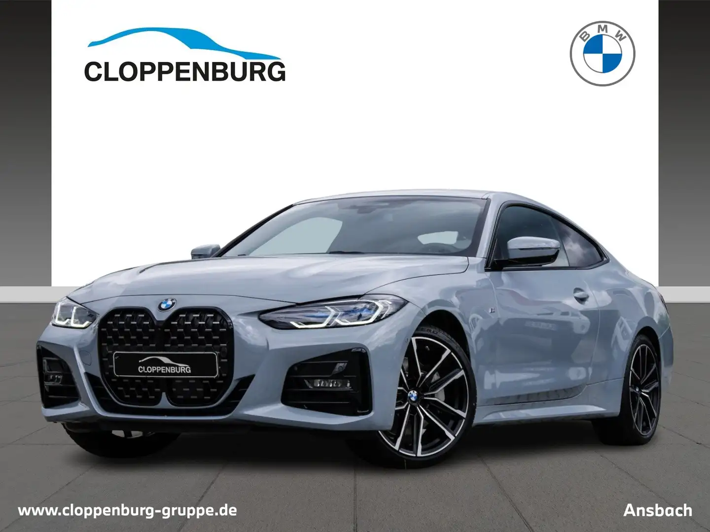 BMW 430 d xDrive Coupé M-Sportpaket, Leder, Sitze vo. elek Šedá - 1
