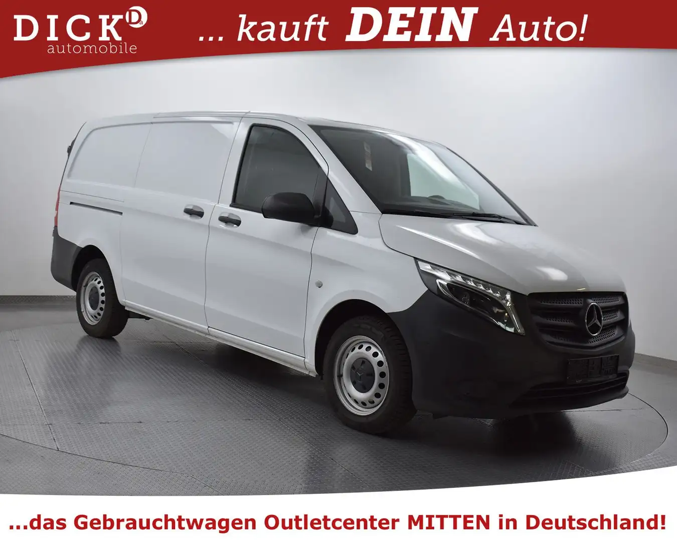 Mercedes-Benz Vito 114d 9G RWD Lang NAV+LED+SITHZ+TEMP+MFL+PDC Weiß - 1