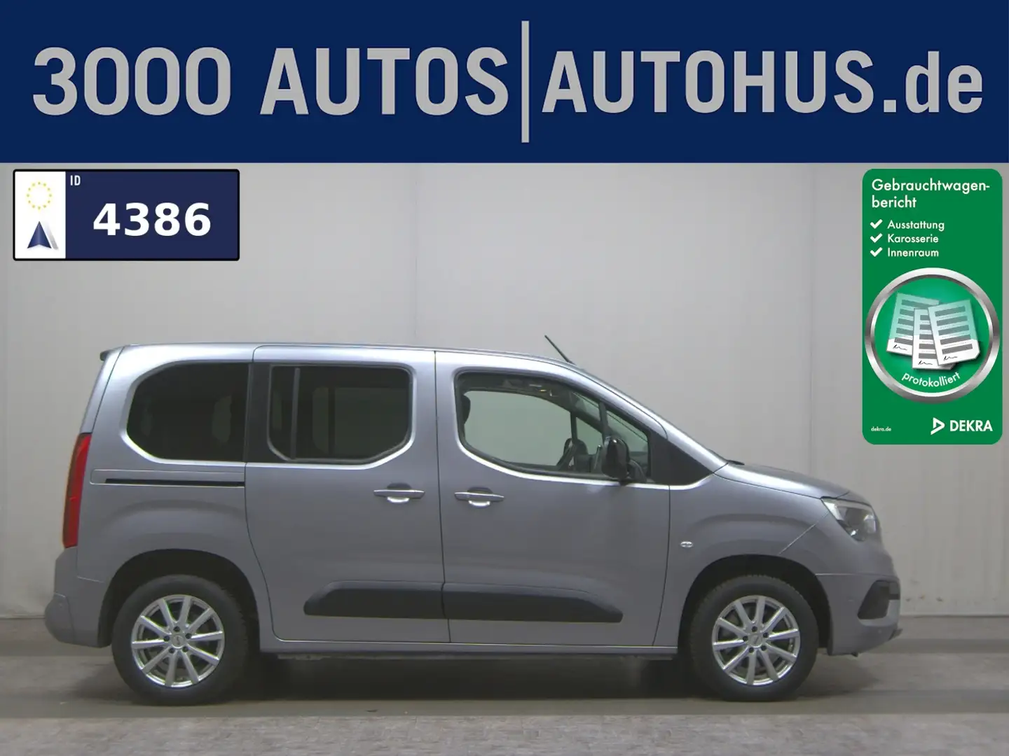 Opel Combo Life 1.2 Turbo Elegance Navi RFK Shz AHK Grau - 1