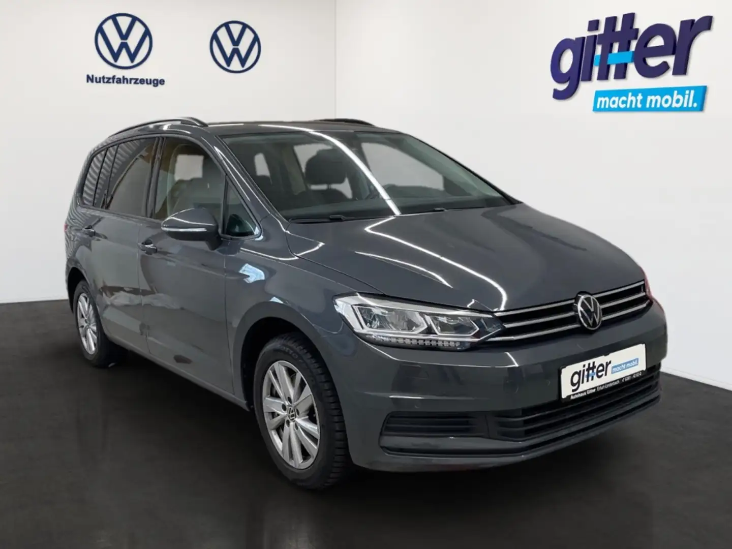 Volkswagen Touran 1.5 TSI CL 7-Sitzer NAVI LED ERGO MASSAGE  WINTER- Grau - 2