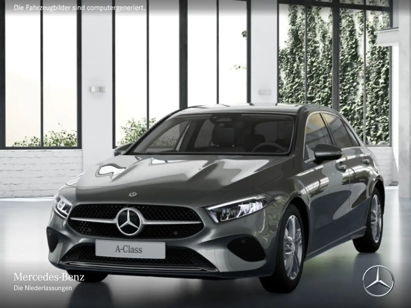 Mercedes-Benz A 200 PROGRESSIVE+LED+KAMERA+KEYLESS+7G Grijs - 2