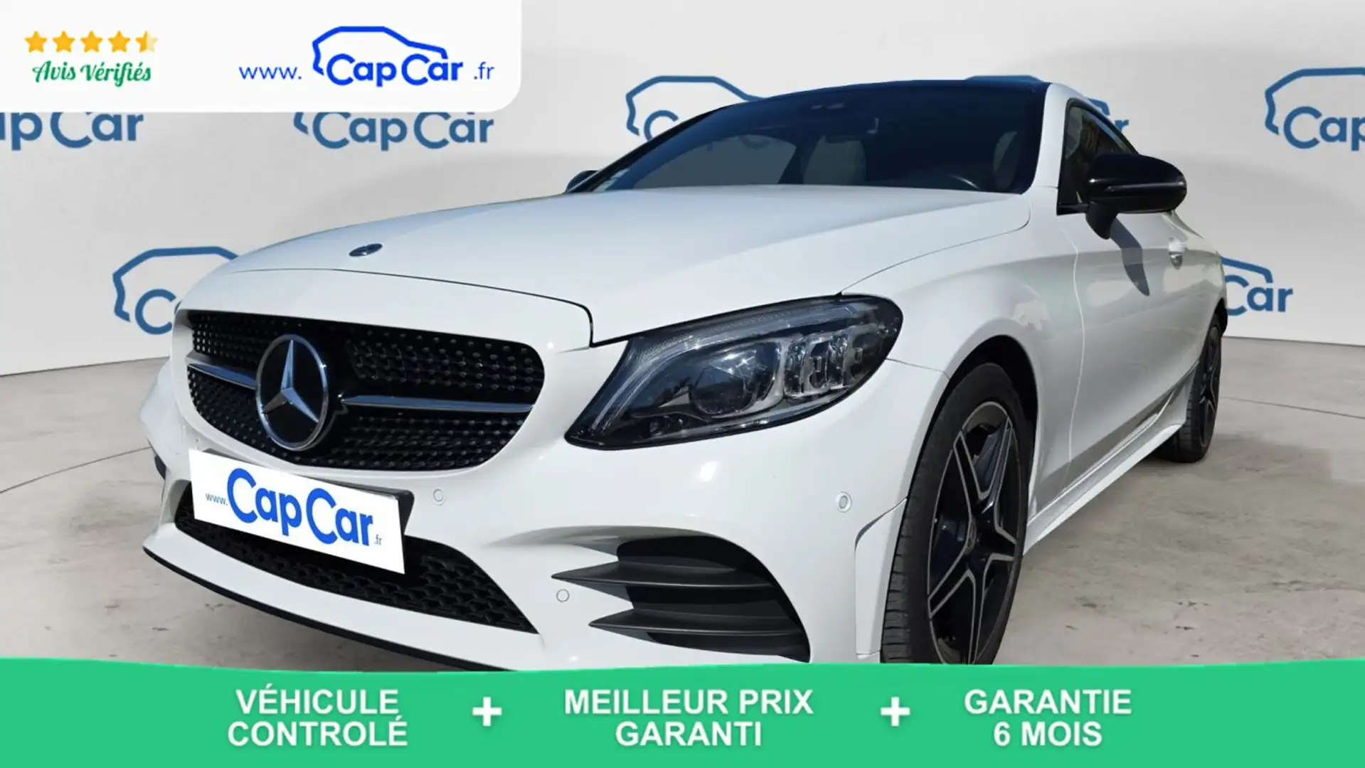 Mercedes-Benz 300 d 245 4Matic 9G-Tronic AMG Line - Automatique  Blanc - 1