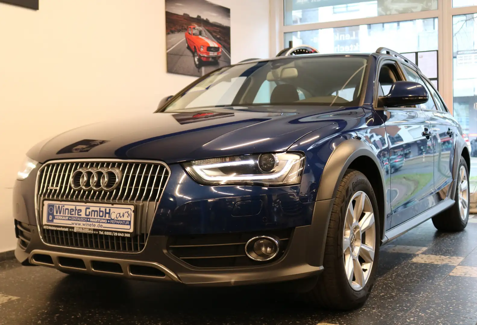 Audi A4 allroad 2.0 TDI*2HAND*NAVI*SHZ*PDC*XENON*LED*KLIMAAUT*uvm Modrá - 1