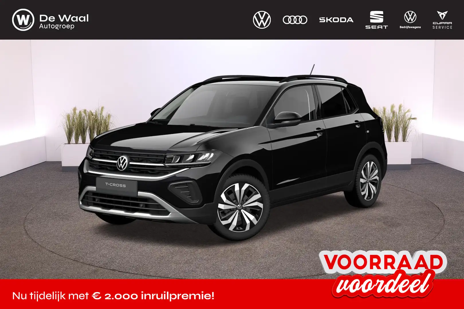 Volkswagen T-Cross 1.0 TSI Life Edition Noir - 1