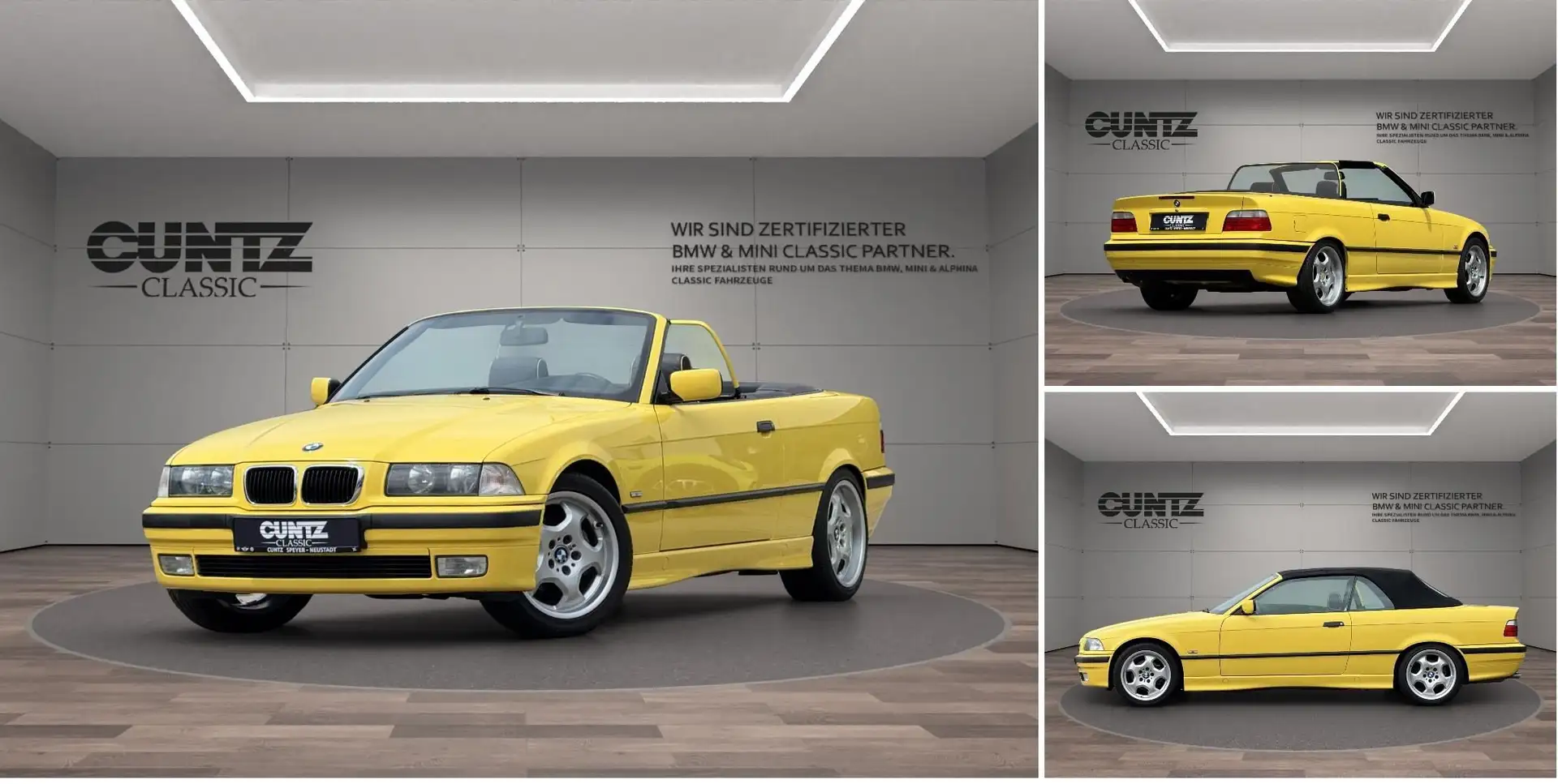 BMW 320 i EXCLUSIVE EDITION + SONDERLEDER + SONDERLACK + Geel - 1
