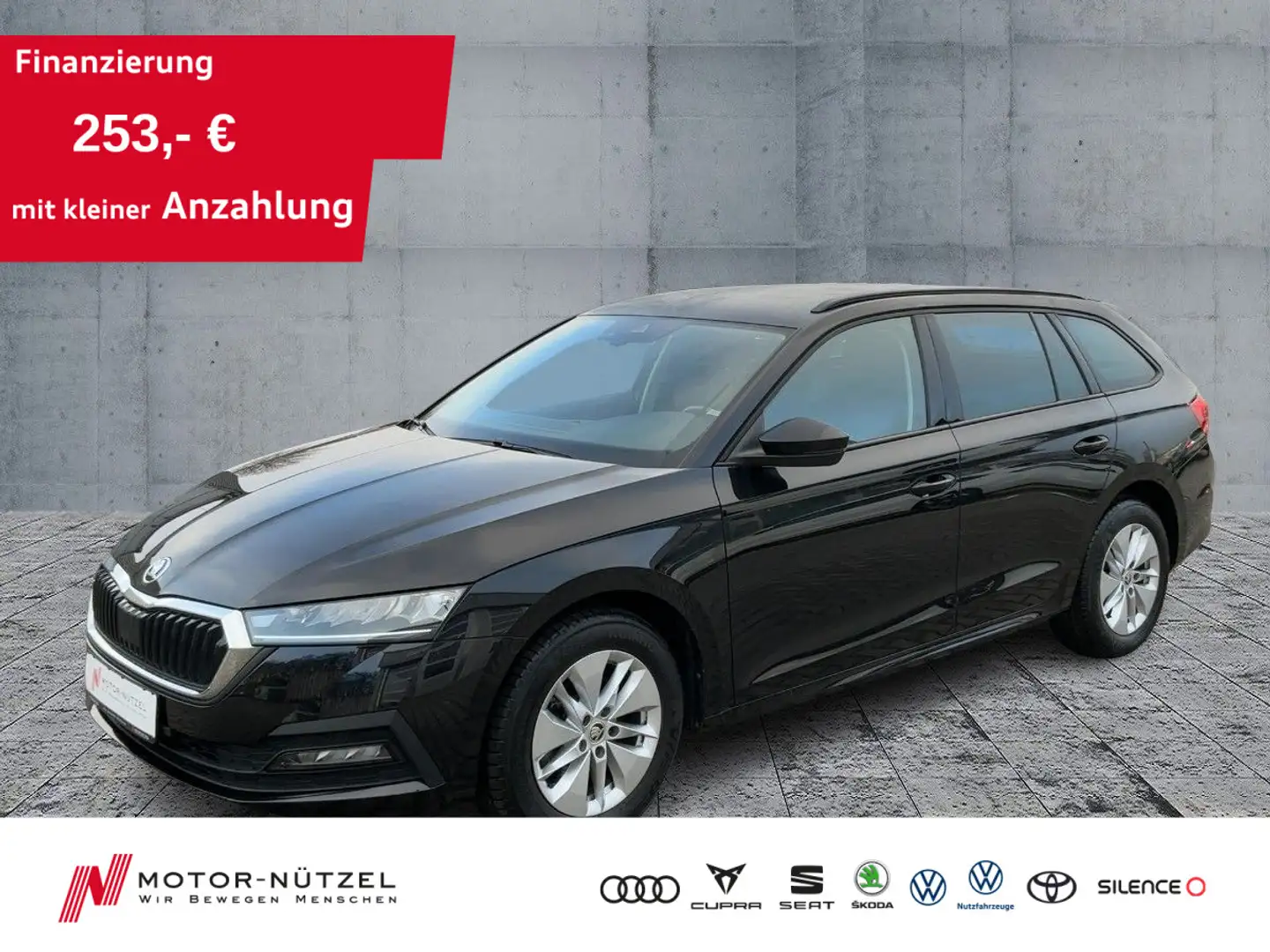 Skoda Octavia Combi 2.0 TDI DSG AMBITION LED+NAV+2xSHZ Schwarz - 1