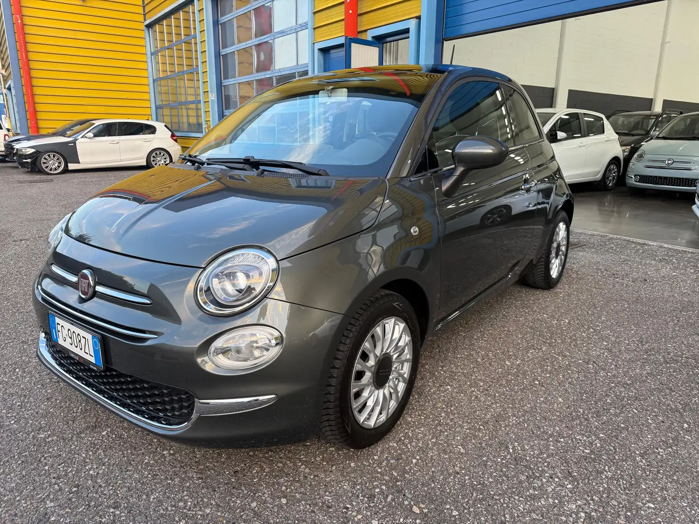 Fiat 500 500 III 2015 1.2 Lounge 69cv Grigio - 1