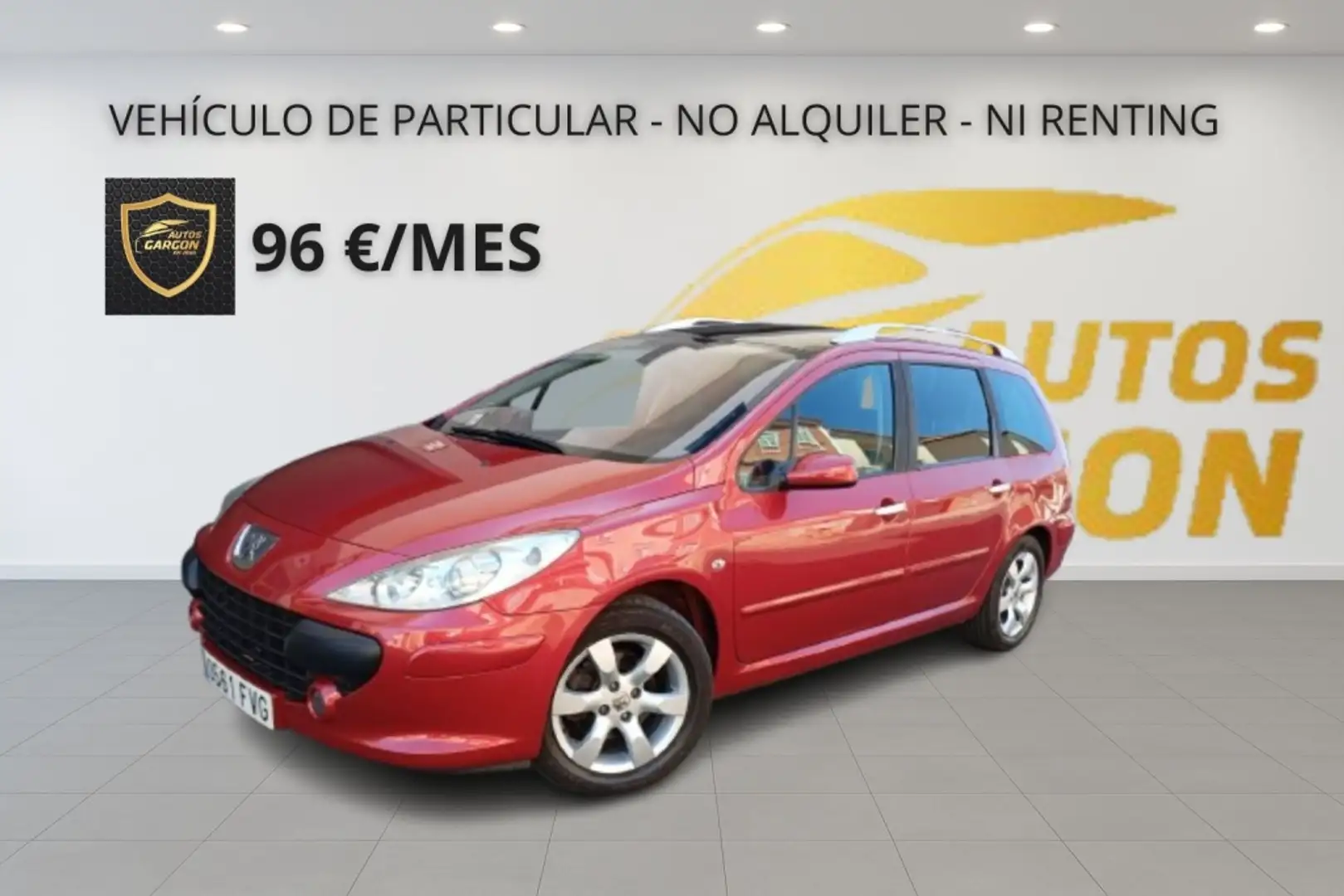 Peugeot 307 SW 1.6HDI D-Sign 110 Rojo - 1
