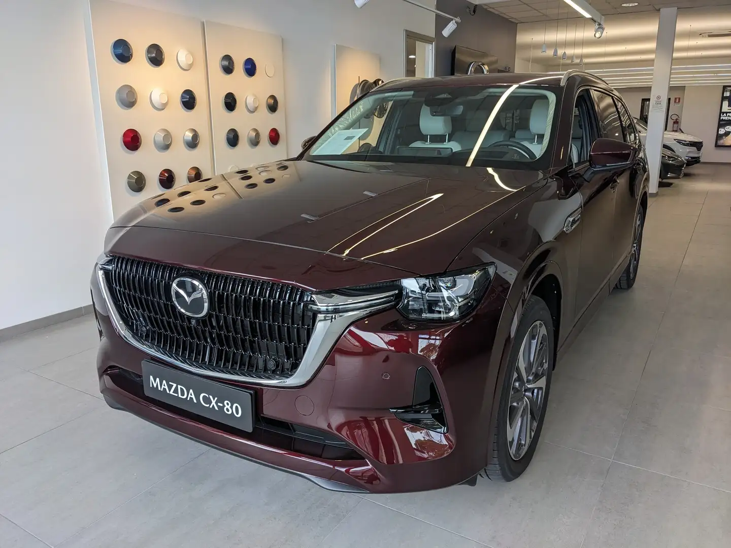 Mazda CX-80 CX-80 3.3 m-hybrid boost Takumi Plus auto Rosso - 1