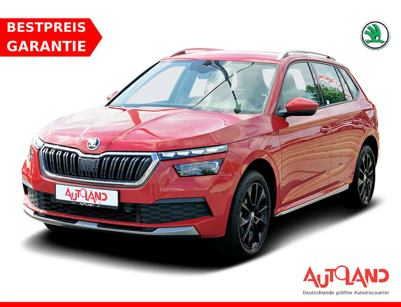Skoda Kamiq 1.0 TSI DSG LED Navi DAB ACC Kamera Rot - 1