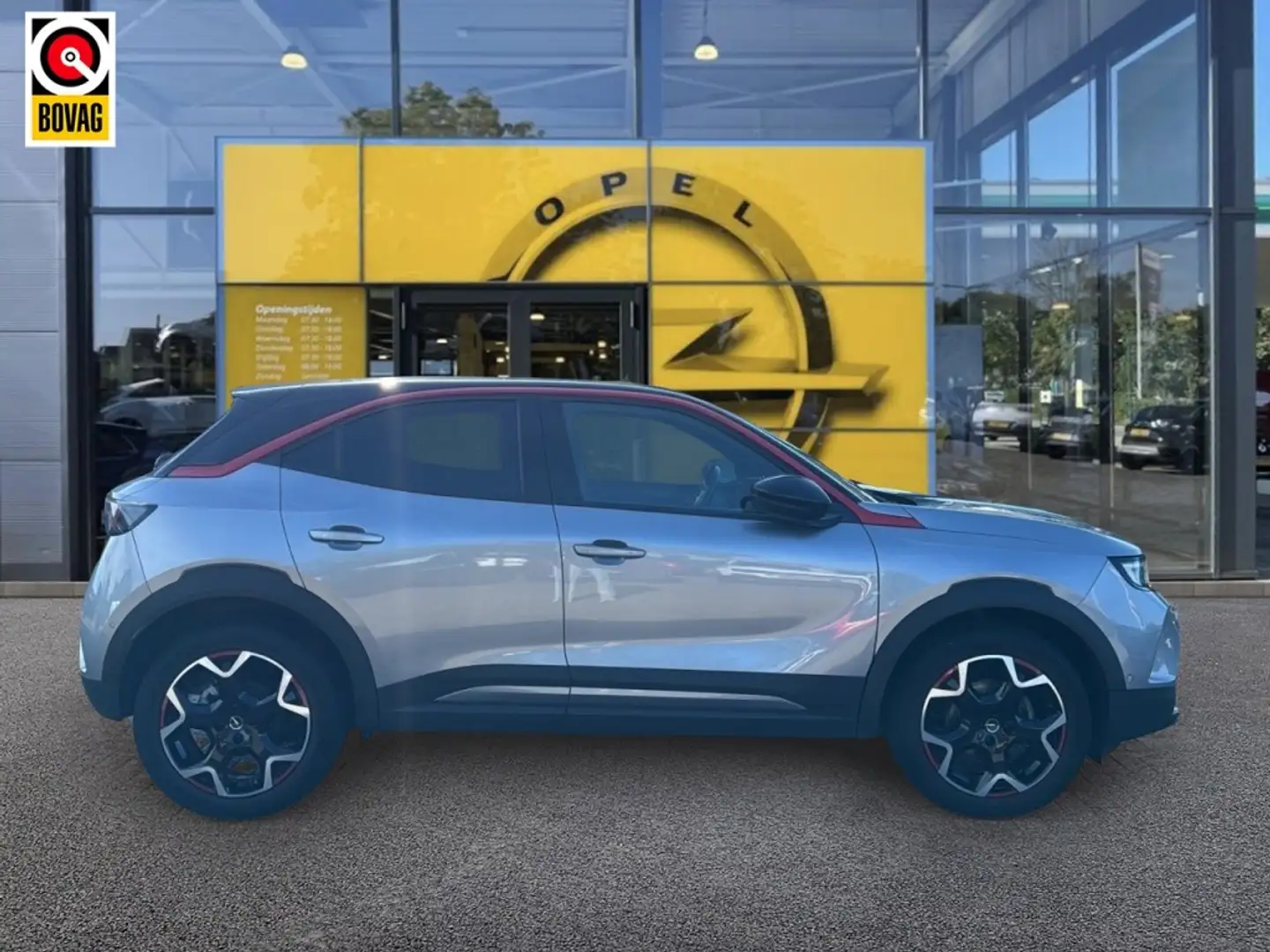 Opel Mokka 1.2T 101pk GS Line | NL-auto! | Camera | Adapt. Cr Grijs - 2