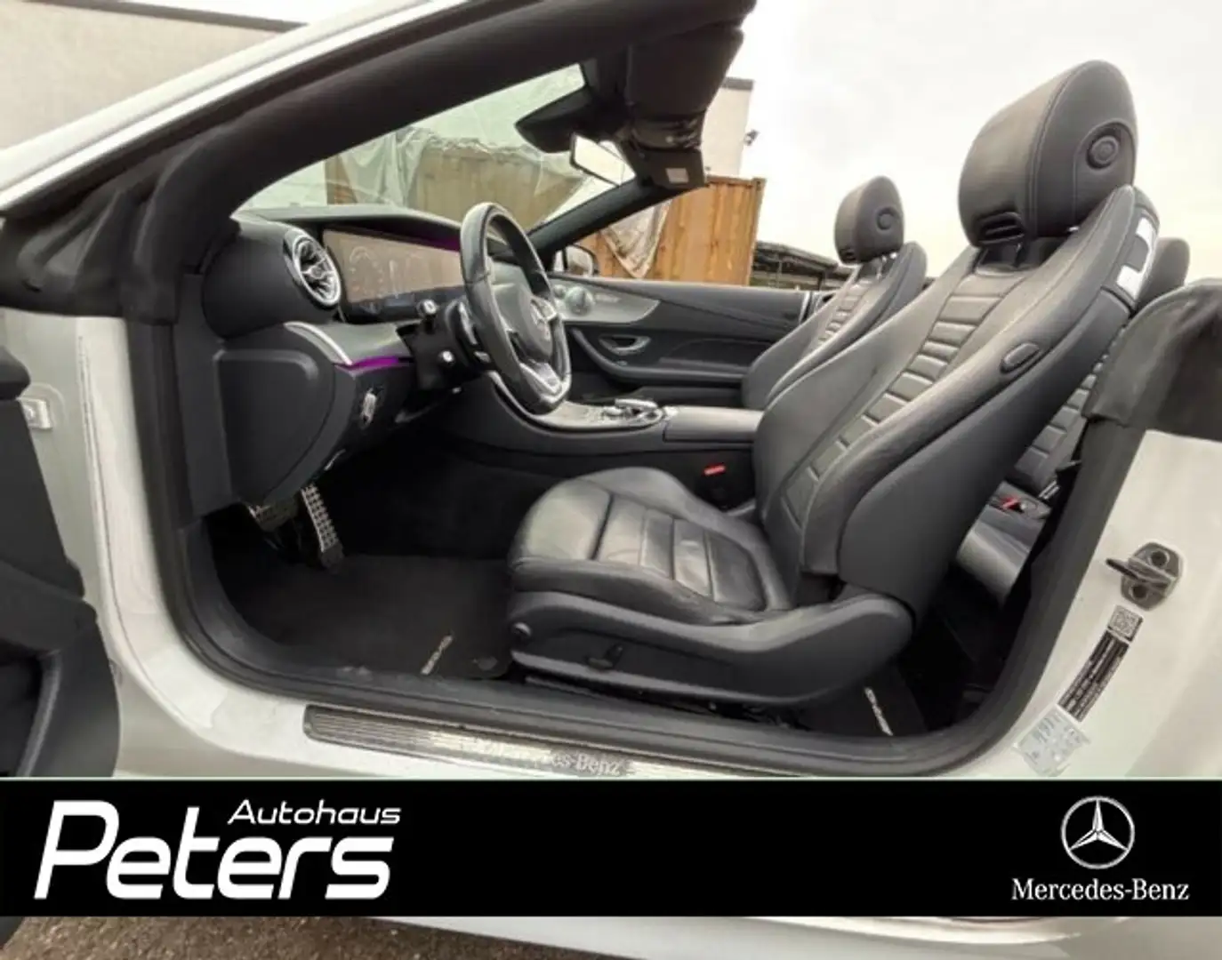 Mercedes-Benz E 220 E 220 d Cabrio AMG Airscarf/Aircap/Comand/Burmester Weiß - 2