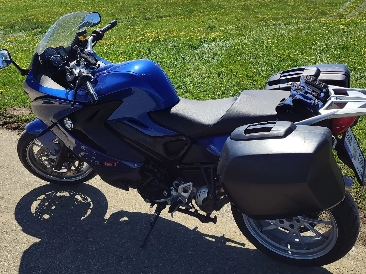 BMW F 800 GT comfort Paket BMW Koffer blau Modrá - 2