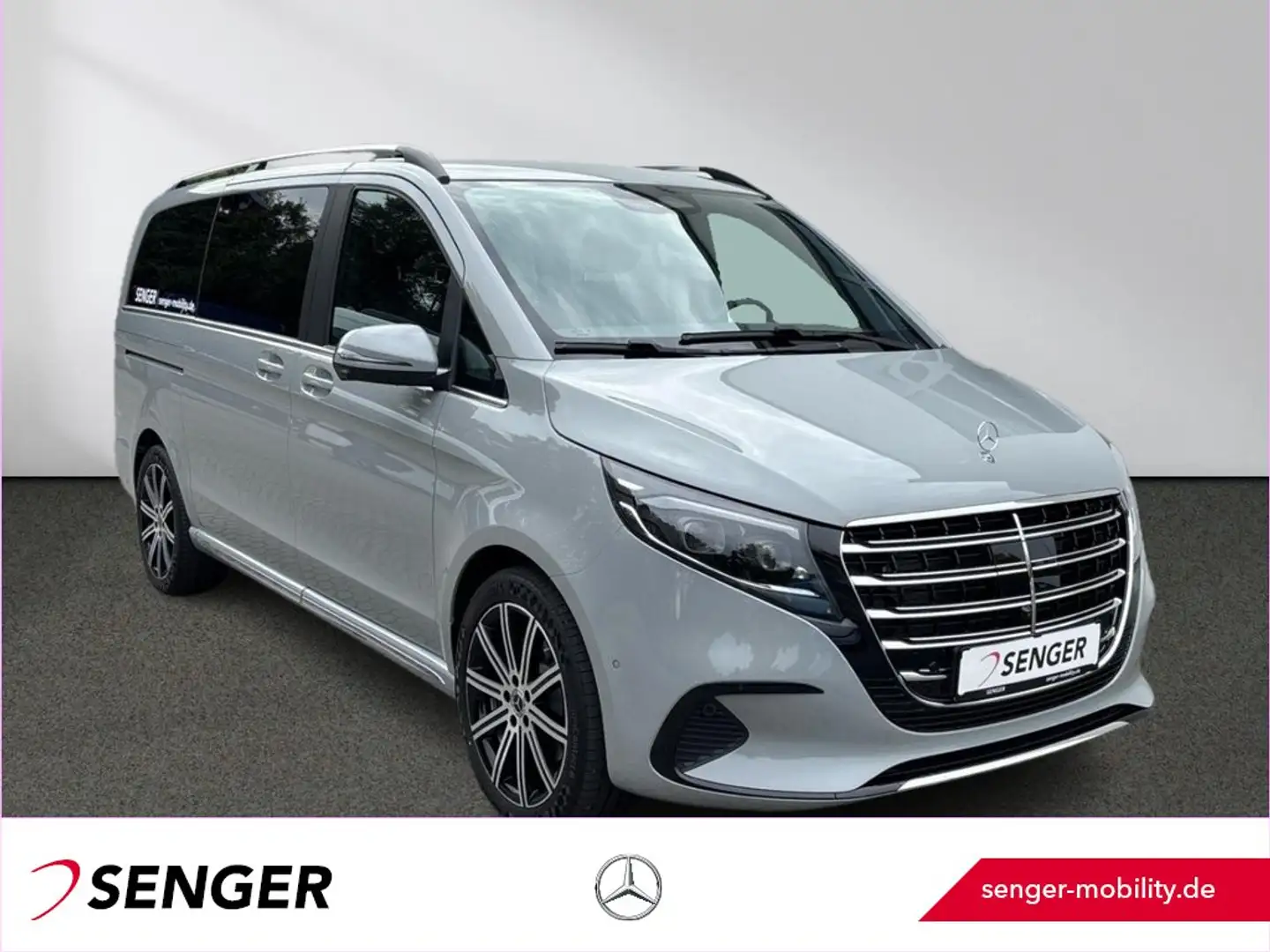 Mercedes-Benz V 300 d Exclusive 4x4 lang Pano LUXUSSITZE 360° Gris - 1
