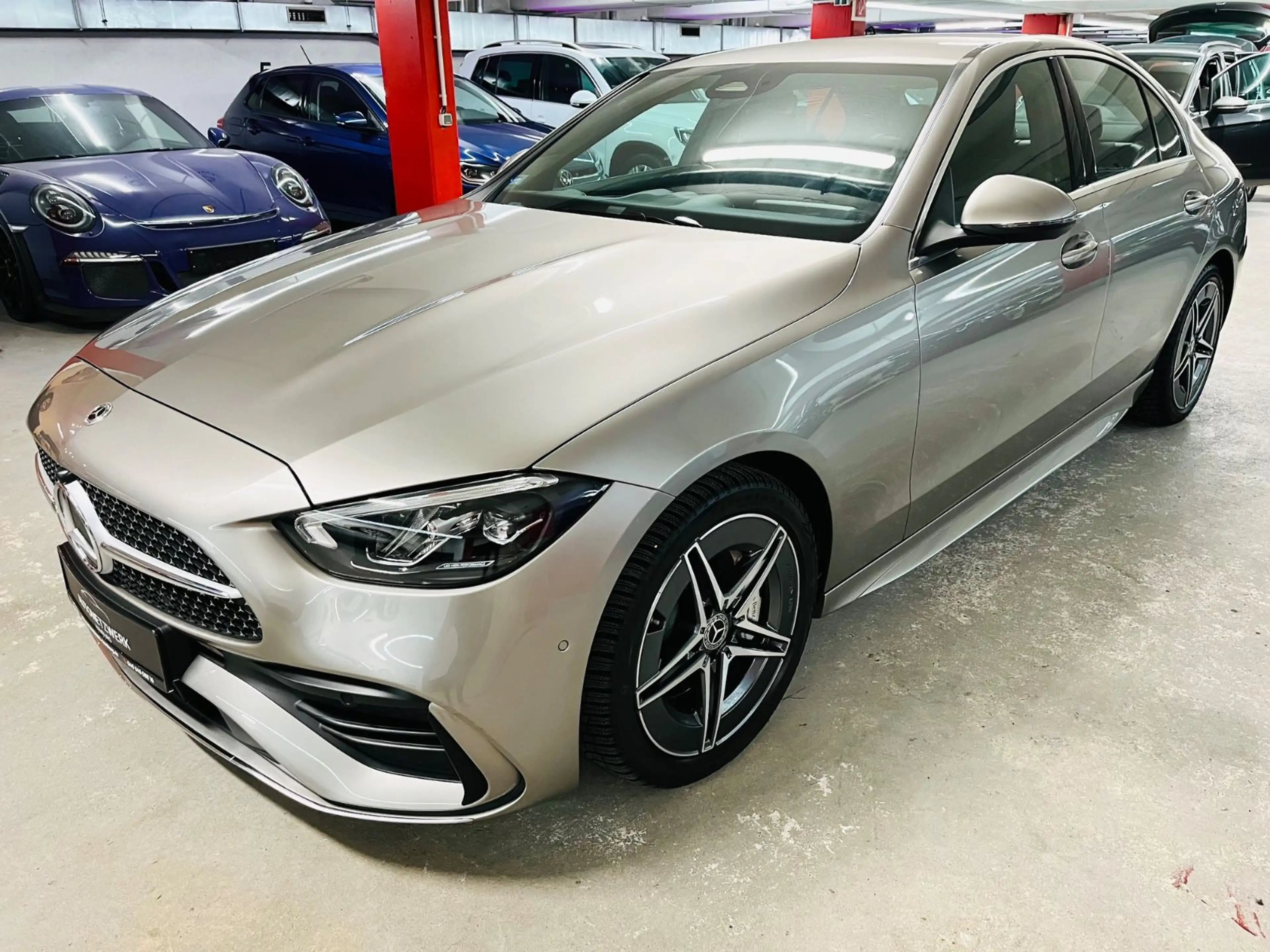 Mercedes-Benz C 220 d 9G AMG Line LED|VirtualCockpit|Distronic