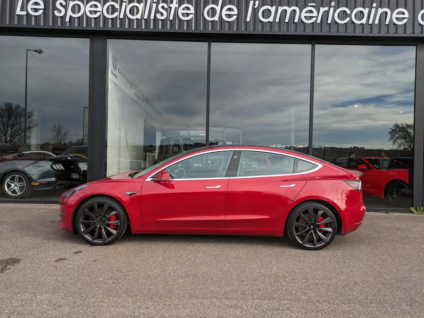 Tesla Model 3 Performance PUP Upgrade Dual Motor AWD  FULL AUTON Rouge - 2