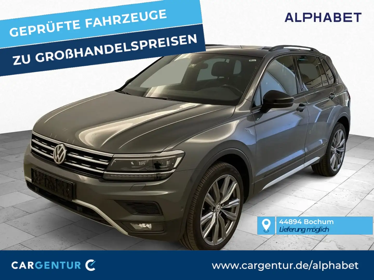 Volkswagen Tiguan 2.0 TDI OFFROAD 4Motion AID AHK StHz Gris - 1